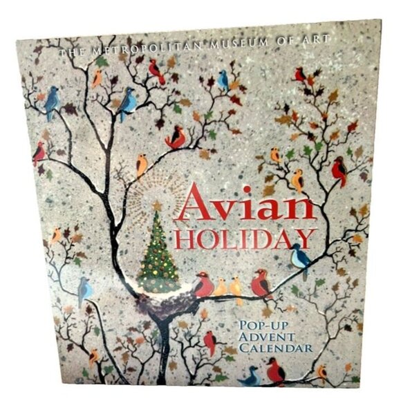 Vtg Metropolitan Museum Avian‎ Holiday Pop Up Advent Calendar 2012 Adolf Dehn - Picture 6 of 8